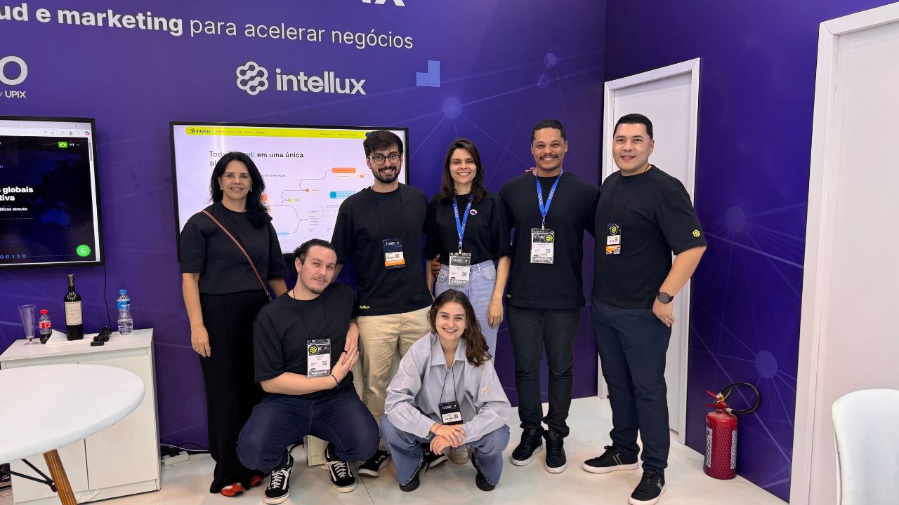 Intellux team at the 30th edition of Futurecom at São Paulo Expo in 2025